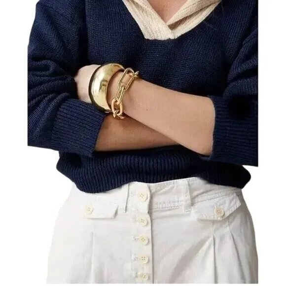 J Crew Womens Pleated Kaia Pants Cozy Chino White Button Fly Pockets Size 10P - Picture 2 of 6